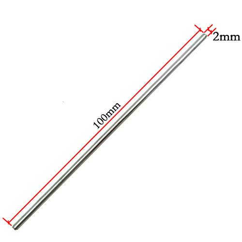 EUDAX 300 PCS 30mmx8mm Plastic Roll 2mm Dia Shaft Toys Wheel and 2mmx100mm STEM Shaft Round Rod Axles for DIY Toy RC Car Truck Boat Helicopter Model Part Building Projects (Black) - color: Black