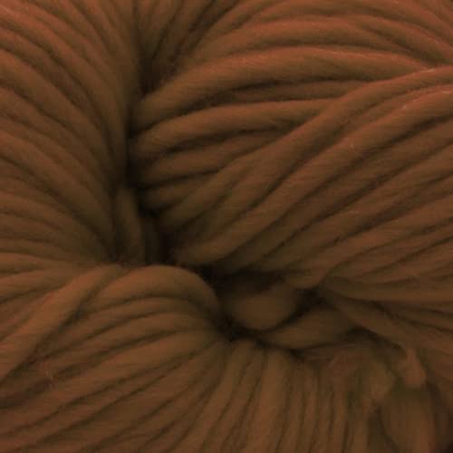 Revolution Fibers | Premium Super Bulky Merino Wool | 100-Grams Chunky Weight, Thick Wool for Knitting, Crochet, Baby Blanket, Dyed, Felting, Weaving (Chocolate) - color: Chocolate