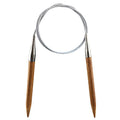 Weabetfu Bamboo Circular Knitting Needle,40-inch Length for Handmade Creative DIY and Any Weave Yarn Projects,US Size 10(6mm) - size: US 10(6mm)