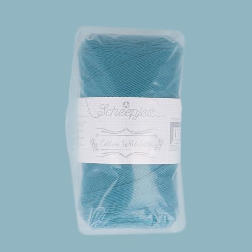 Scheepjes Cotton Whirlette 100g Yarn Cake - Water (808) - color: Blauw
