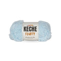 KECHE Fluffy Bulky Yarn – Super Soft Chunky Fuzzy Blanket Weight # 5 Yarn for Knitting Crocheting Crafting 3.5 oz (100 gr) 98 Yds (90 m) - Blue - color: Blue, size: 1 SKEIN