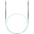 skacel by addi Rocket Circular Knitting Needles, Fixed 40 Inch (100 cm) Plated Brass Tips with Flexible Nylon Cord, 9 mm (US Size 13) - size: 9.00 mm