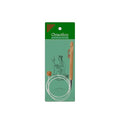 ChiaoGoo Tunisian Hook Flexible 80cm 5.00mm Patina - 1pc - color: Bruin