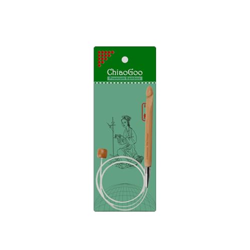 ChiaoGoo Tunisian Hook Flexible 80cm 5.00mm Patina - 1pc - color: Bruin