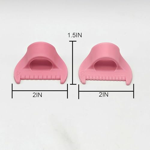 8 Pack 3MM/4MM Hand Sewing Gauge Ruler for DIY Sewing,Stitch Guide Edge,Stitching Locking,Finger Guide Ruler (4 Pink + 4 Blue)