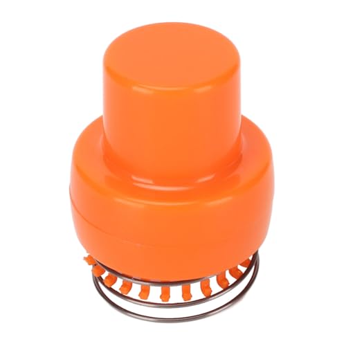 Jeanoko Mini Machine, Wire Crochet Orange Ergonomic Design Auto Release Safe Durable Wire Crochet Knitter for Hat Scarf Socks
