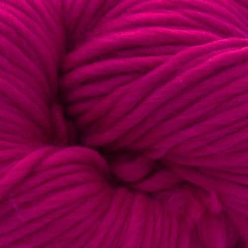 Revolution Fibers | Premium Super Bulky Merino Wool | 100-Grams Chunky Weight, Thick Wool for Knitting, Crochet, Baby Blanket, Dyed, Felting, Weaving (Raspberry Pink) - color: Raspberry Pink