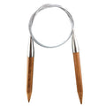 Weabetfu Bamboo Circular Knitting Needle,32-inch Length for Handmade Creative DIY and Any Weave Yarn Projects,US Size 15(10mm) - size: US 15(10mm)