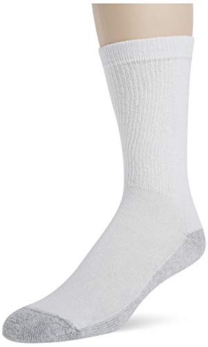 Fruit Of The Loom Men's 6 Pack Cushioned Crew Socks