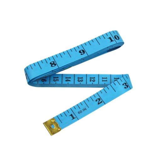 Blue Flexible Tape Measure - 60 Inch/150cm Double-Sided PVC Fiber Tape for Waist, Height,and Sewing Crafts Measuring Tape Measuring Tape for Body Measurements,Sewing Tape Measures