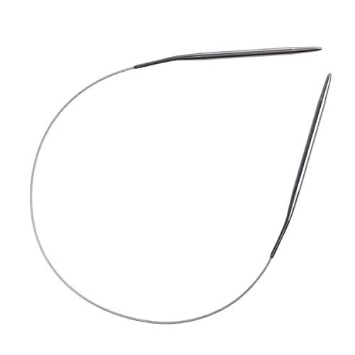 SWEEGICC 11sizes 48 inch(120cm) Stainless Steel Circular Knitting Needles in case 1.5mm-5mm