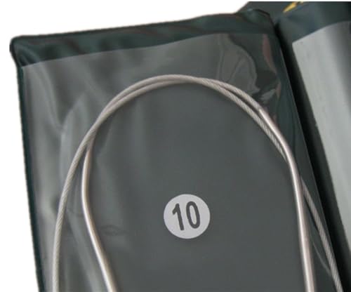 SWEEGICC 11sizes 48 inch(120cm) Stainless Steel Circular Knitting Needles in case 1.5mm-5mm