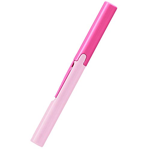 Plus Pen Style Non-Stick Compact TSA Twiggy Scissors with Cover, Pink - color: Rose, size: 1-Pack