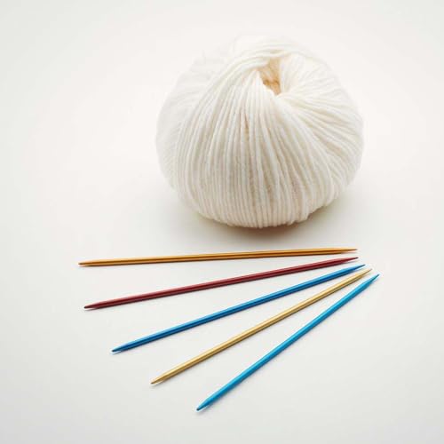 Addi FlipStix Double Pointed Knitting Needles 6-inch (15cm) - Set of 5; US Size 0 (2mm)