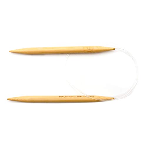Clover 3016/36-13 Takumi Bamboo Circular 36-Inch Knitting Needles, Size 13 - size: 1 Count (Pack of 1)