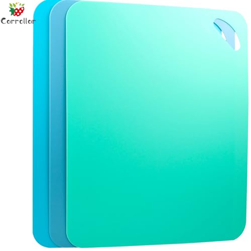 Plastic Flexible Cutting Mats for Kitchen, 6pcs Color Coded Chopping Board Set, Cutting Board Sheet for Kitchen Cooking, Dishwasher Safe(11.5x9"&13x10.6") - size: 11.5"x9"/13"x10.6"