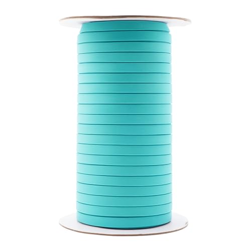Mandala Crafts 55 Yds 1/4 Inch Aquamarine Double Fold Bias Tape for Sewing | Machine Washable Binding Tape for Quilting, Hemming, Seams, Fabric Piping, All Fabrics & Denim, Indoor & Outdoor - color: Aquamarine, size: 1/4 Inch 55 Yards