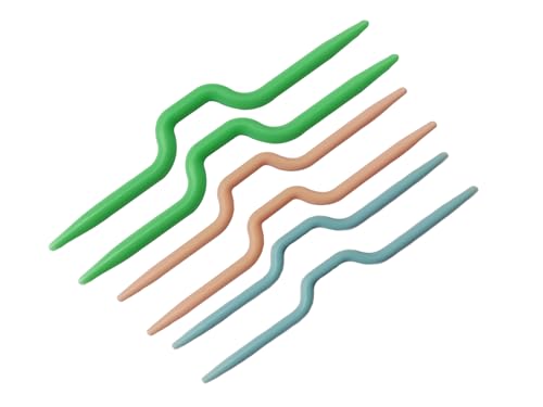 Cafurty Cable Needles for Knitting - Set of 6PCS, Knitting Cable Needles for Crafting, Sewing and Crocheting Projects