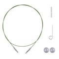 BsHooker Interchangeable Cables for Circular Knitting Needles 23.6 Inch | 360°Swivel Flexible Knitting Needles Cable - size: 24inch
