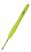 Hobekoee Size B/2mm Crochet Hook Ergonomic Handle for Arthritic Hands Soft & Smooth Knitting Needles for Beginners and Crocheting Yarn - size: 2mm