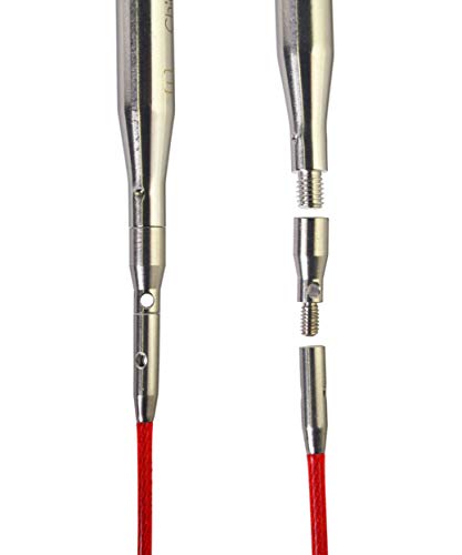ChiaoGoo Interchangeable Adapter for Small S Needle Tips and Mini M Cables 2 Pieces 2501-AM