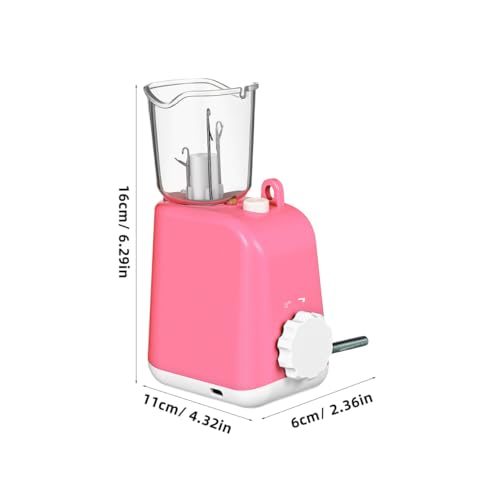 iplusmile Automatic i-Cord Knitting Machine, Electric Yarn Cord Maker Tool for Knitted Wire Art, Tricotin Crochet French Knitter with Fixator Clamp & USB Cable (Pink) - color: Pink