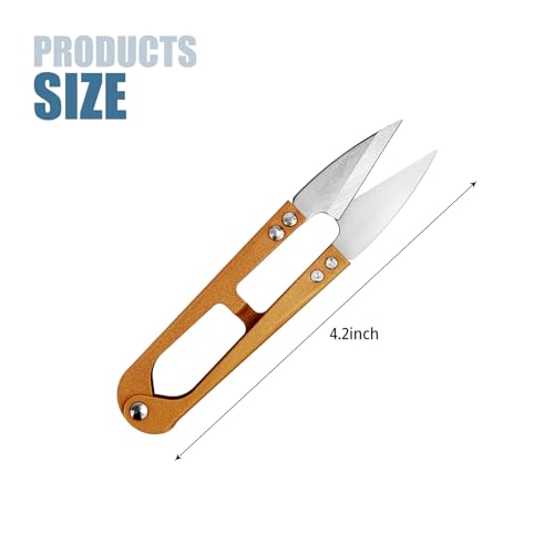 1 Pair 4.2 Inch Scissors Sewing Supplies Small Scissor Fabric for Stitching, DIY Supplies, Yarn Scissors, Small Trimming, Bonsai Tools,Grey - color: Grey