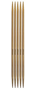 Mdoker Bamboo Double Pointed Knitting Needles Carbonized Bamboo Knitting Needle 7.9 inch(20cm) Length for Handmade Creative DIY Knitting Yarn Projects,Size US 5(3.75mm) - size: US-5-(3.75mm)