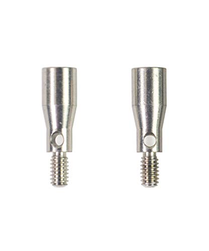 ChiaoGoo Interchangeable Adapter for Small S Needle Tips and Mini M Cables 2 Pieces 2501-AM