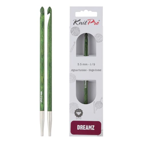 KnitPro Dreamz Afghan/Tunisian Crochet Hook | US Size I (5.5mm) - size: I (5.50 mm)