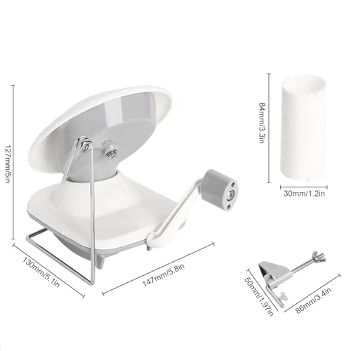 Yarn Winder, Yarn Winder for Crocheting, Yarn Ball Winder Easy-to-Install and Efficiently, Yarn Spinner for Crochet and Knitting