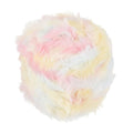 PATIKIL 70 Yards Faux Fur Yarn, 1 Skeins Fuzzy Yarn Crochet Fluffy Soft Chunky Polyester Plush Fur Eyelash for Crocheting Knit Blanket Rug Sweater Scarf Hat Bear Craft, Yellow Pink White - color: Yellow Pink White, size: 70 Yards