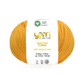 Babysoft Cotton Yarn, Yarn E-verse, 100% Organic Cotton, Soft & Hypoallergenic, Ideal for Baby Knitting, Crocheting, Amigurumi & DIY Projects, Organic Textile Certified, 50g (1, 147 Mustard Yellow) - color: 147 Mustard Yellow
