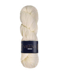 CIRCULO Veluna Yarn, Hand-Dyed Superwash Merino Wool, 100g / 382 Yards (350m), Fingering Weight, Premium Ultra Soft Luxury Fiber for Knitting & Crochet, Color 20 - Natural - color: 20 - Natural, style: 1-Pack