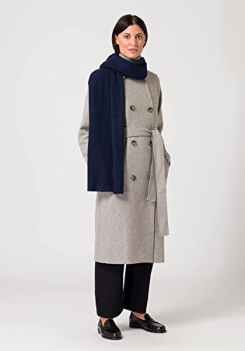 Cashmere Knitted Scarf for Women by Style Republic - color: Navy