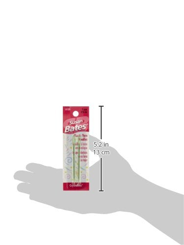 Susan Bates Crystallites Plastic Yarn Needle, 2-3/4-Inch, 2 Per Package - colors may vary