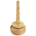 Wooden Yarn Holder with Twirling Mechanism, Hand Operated Yarn Dispenser and Yarn Winder, Solid Wood Knitting & Crochet Accessory for Craft Lovers, 7 Inch - color: Style-1