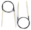 Lykke Fixed Circular Knitting Needles - Driftwood - 16"