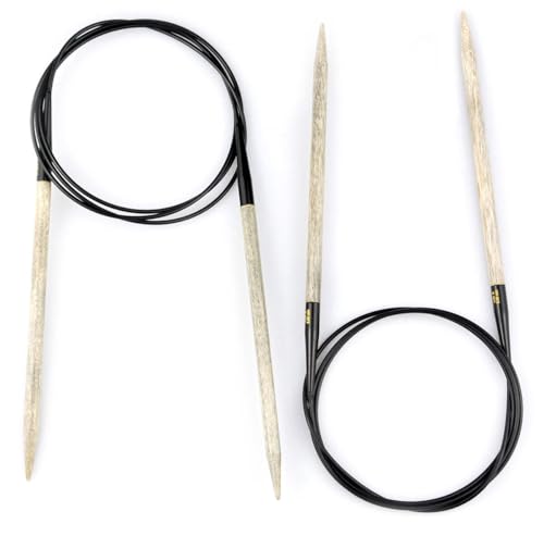 Lykke Fixed Circular Knitting Needles - Driftwood - 16"