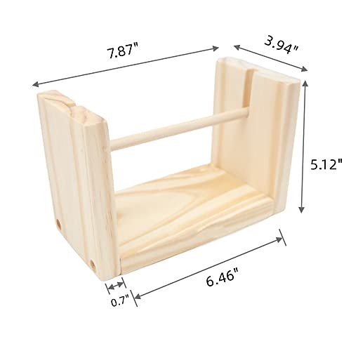 Horizontal Yarn Spindle Feeder or Dispenser,Wooden Spinning Yarn & Thread Holder, Knitting Embroidery Accessory Prevent Yarn Tangling for Gift Yarn Holder/Yarn Tool Spool