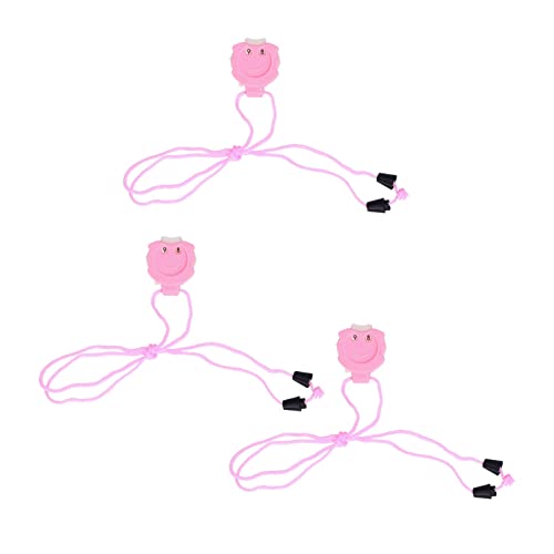 Knitting Stitch Counter, Portable Mini Row Counter Pink Pendant Design for Crochet Knitting Enthusiasts to Improve Efficiency Plastic 4.8cm Length 4cm Width 3Pcs