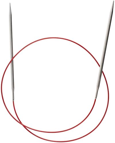 ChiaoGoo SS Red Lace Circular, 32-Inch (80 cm), US 6 (4 mm) - color: Red, size: US 6 / 4 mm