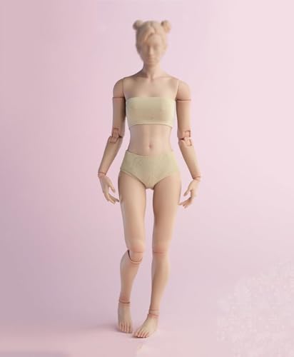 1/6 Scale Female Body,12inch Worldbox Super Flexible Joint Body Standard Version Pale Suntan Skin Articulated Body Doll Action Figure Body Collection (Light Suntan Skin) - color: Light Suntan Skin
