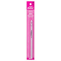 Susan Bates 5-1/2-Inch Silvalume Aluminum Crochet Hook, 8mm, Silver Pink - size: L11 (8mm)