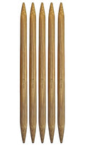Mdoker Bamboo Double Pointed Knitting Needles Carbonized Bamboo Knitting Needle 7.9 inch(20cm) Length for Handmade Creative DIY Knitting Yarn Projects,Size US 11(8mm) - size: US-11-(8mm)