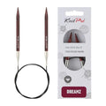 KnitPro Dreamz Fixed Circular Needles 16" (40cm) | US Size 10.75 (7mm) - size: US 10.75 (7mm)