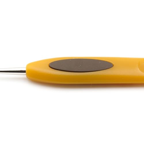 Clover 1023 Soft Touch Steel Crochet Hooks, No. 6/1.00mm - size: 1.00 mm