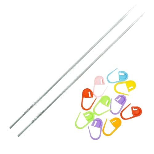 Lykke Flight 3.5in US 0 (2 mm) Mini Interchangeable Knitting Needle Tips | Requires Mini CablesStainless SteelSemi-SharpShort Taper Points10 Colorful Stitch Markers - size: US 0 (2 mm) 3.5in.