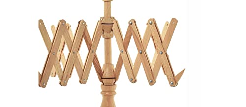 Merit wooden craft Wooden Yarn Large Ball Winder and Table Top Swift Winder Knitting and Crochet Umbrella Winder Holder Hand Operated Knitting Winding Tools Wool Winder (Yarn Swift) - color: Yarn Swift