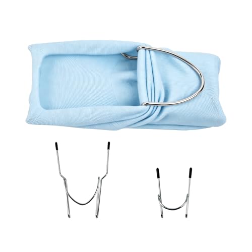 2PCS Easy Sock Aids Hooping Station Replacement for Embroidery Machine 1*Adults and 1*Kids - style: 2PC *Silver